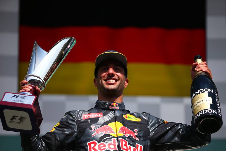 Ricciardo sorride. Getty
